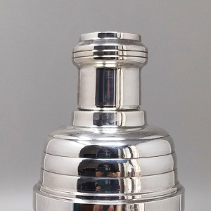1930s Astonishing Art Deco Cocktail Shaker by Embe. Made in Italy