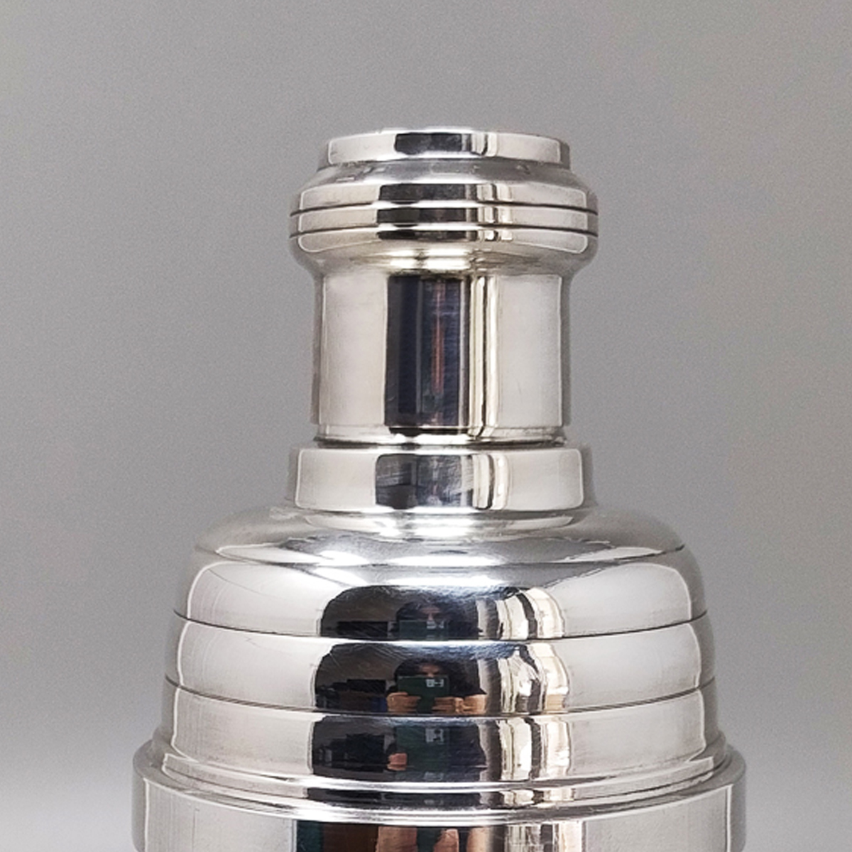 1930s Astonishing Art Deco Cocktail Shaker by Embe. Made in Italy