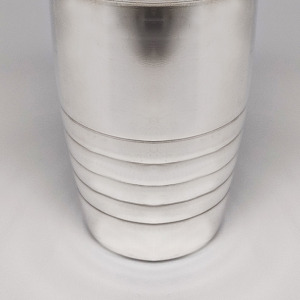 1930s Astonishing Art Deco Cocktail Shaker by Embe. Made in Italy