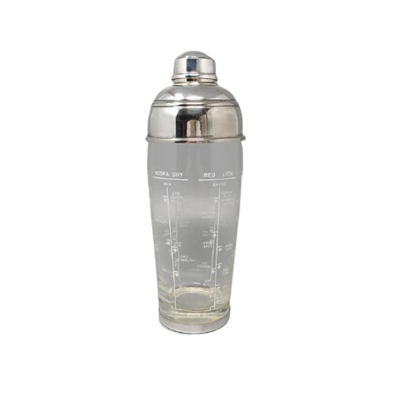1950s Gorgeous Cocktail Shaker by OLRI. Made in Italy