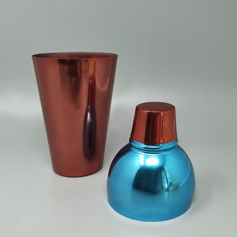 1950s Gorgeous Cocktail Shaker in Pure Aluminum. Made in Italy - Image 3