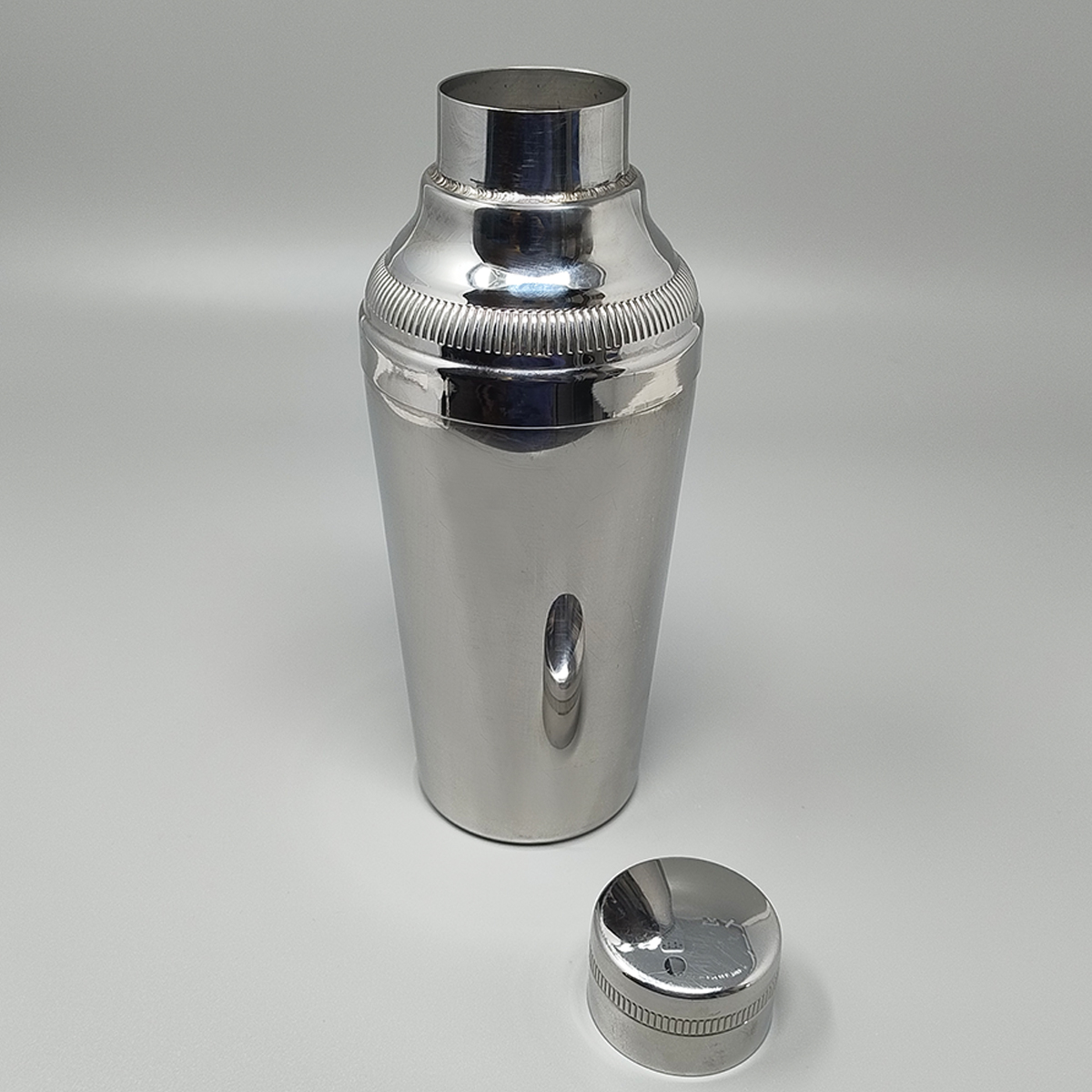 1960s Luxury Handcrafted Cocktail Shaker. Made in Italy