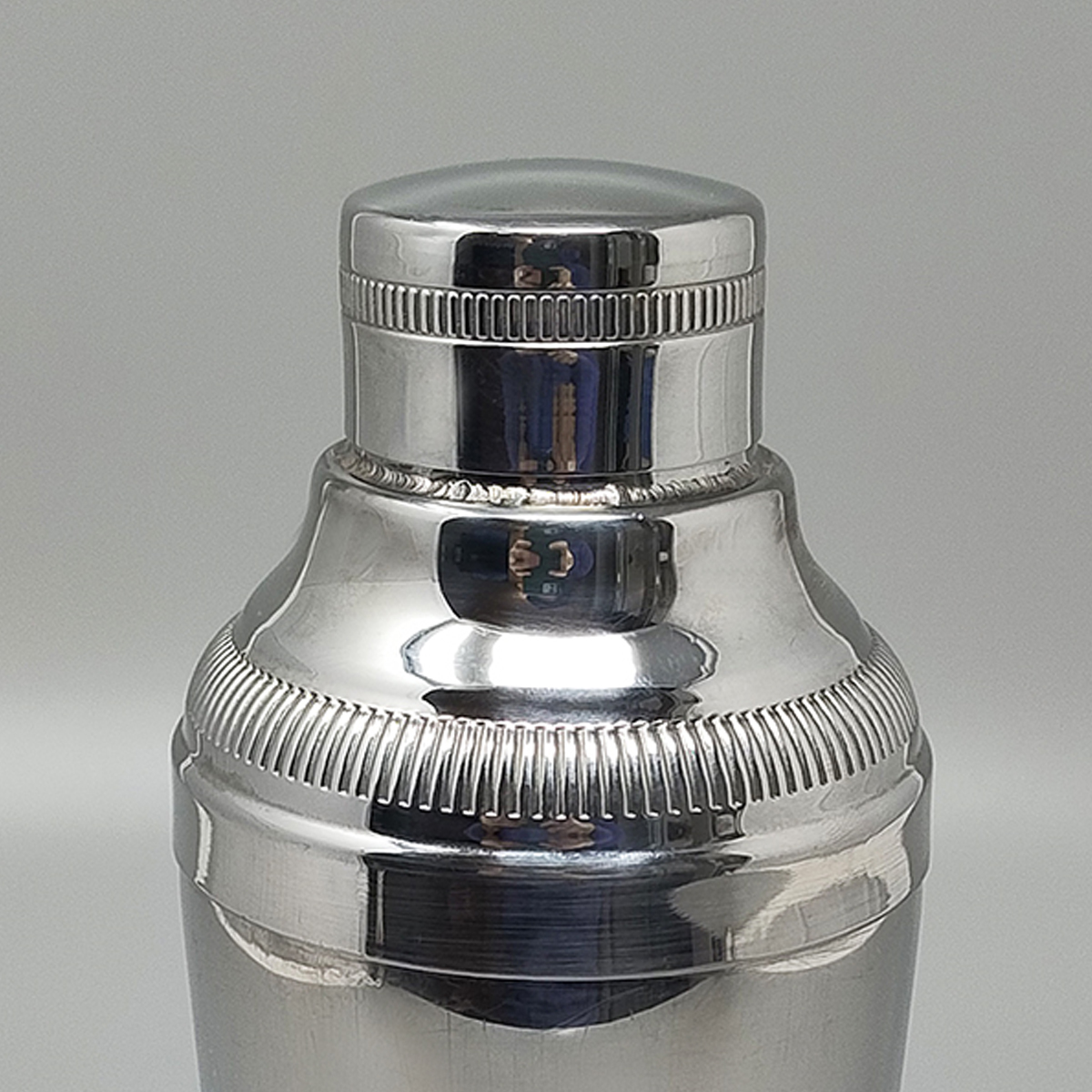 1960s Luxury Handcrafted Cocktail Shaker. Made in Italy