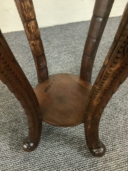 19th Century Chinese Carved Rosewood Plant Stand.