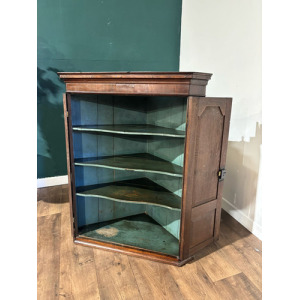 19th Century Mahogany Shelved Corner Cabinet
