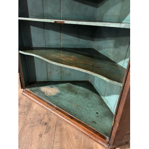 19th Century Mahogany Shelved Corner Cabinet