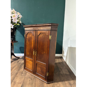 19th Century Mahogany Shelved Corner Cabinet