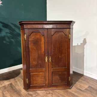 19th Century Mahogany Shelved Corner Cabinet