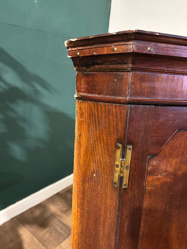19th Century Mahogany Shelved Corner Cabinet