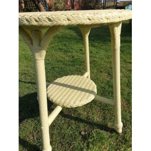 Lloyd Loom round side table