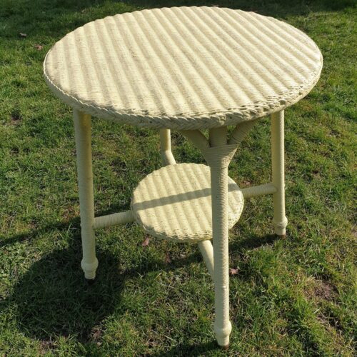 Lloyd Loom round side table