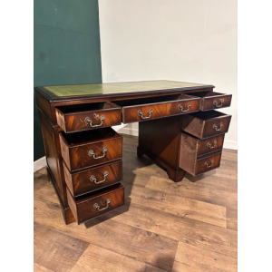 20th Century Mahogany Kneehole Desk