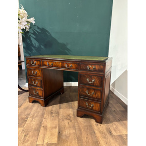 20th Century Mahogany Kneehole Desk