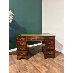 20th Century Mahogany Kneehole Desk