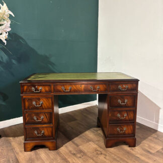 20th Century Mahogany Kneehole Desk