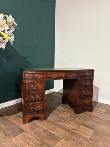 20th Century Mahogany Kneehole Desk