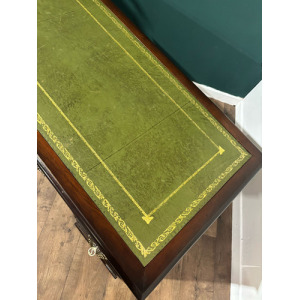 20th Century Mahogany Kneehole Desk