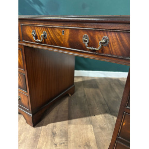 20th Century Mahogany Kneehole Desk