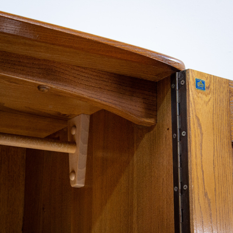 Mid Century Ercol Elm Wardrobe Model 407 - Image 7