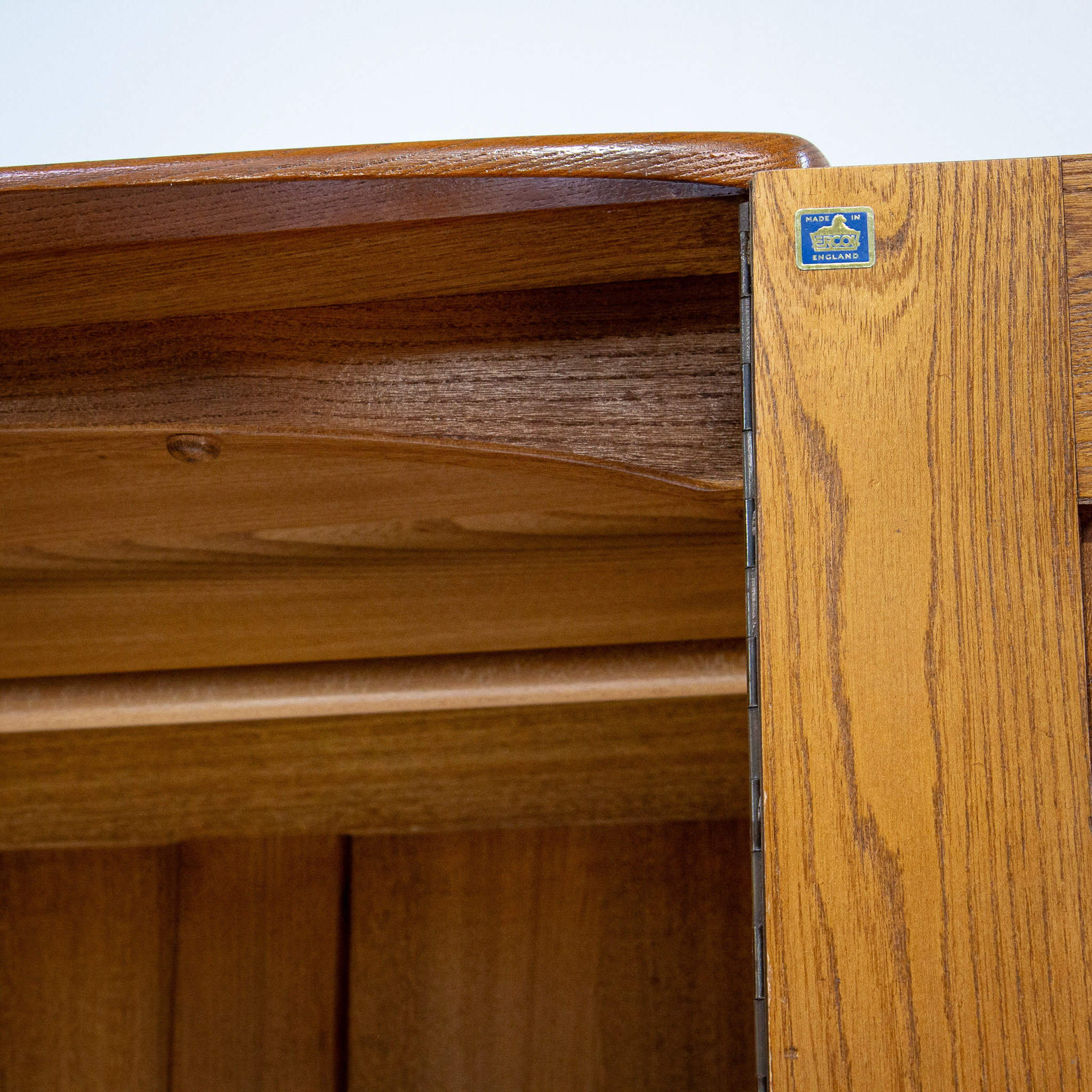Mid Century Ercol Elm Wardrobe Model 407