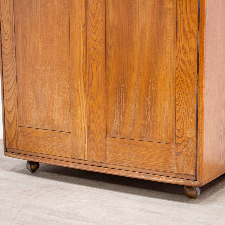 Mid Century Ercol Elm Wardrobe Model 407 - Image 8