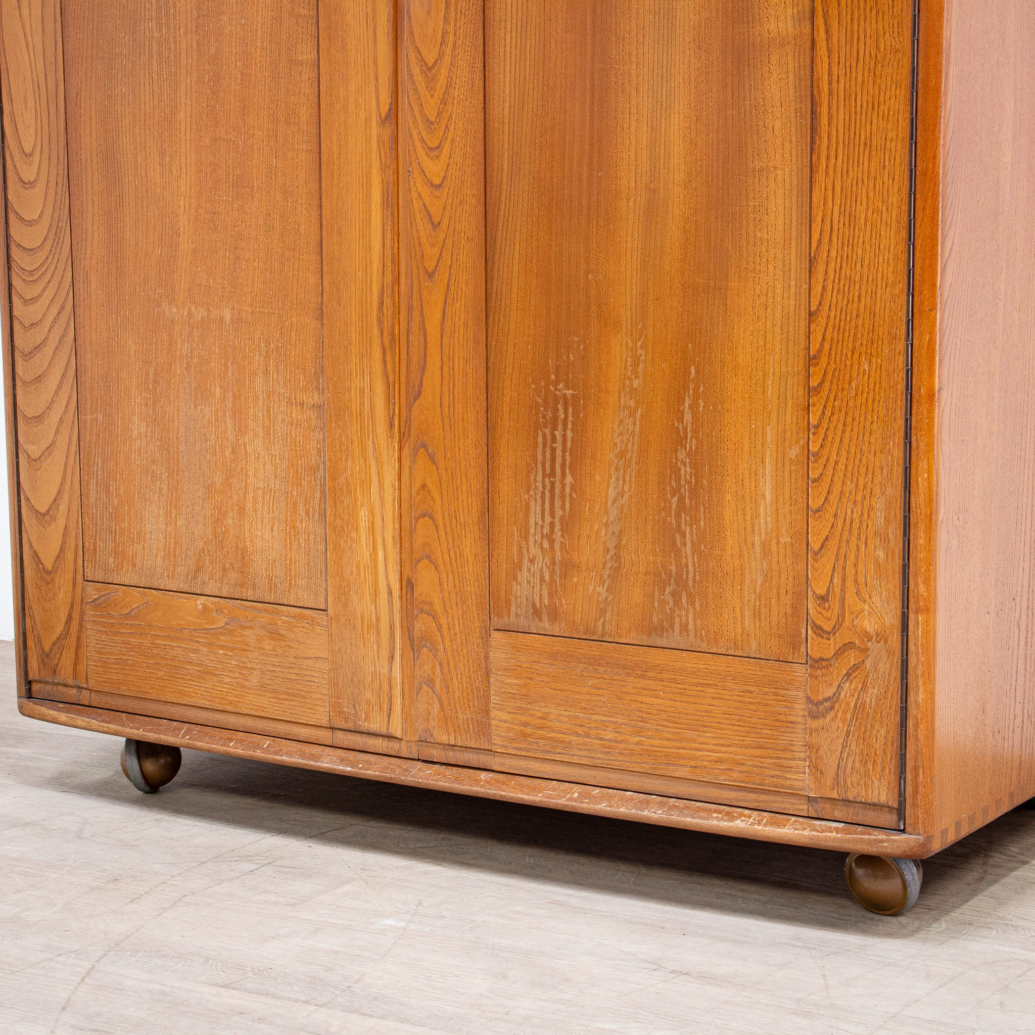 Mid Century Ercol Elm Wardrobe Model 407