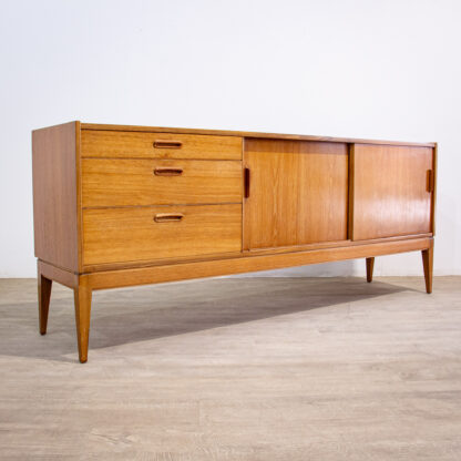 Long Mid Century Teak Sideboard - Image 6