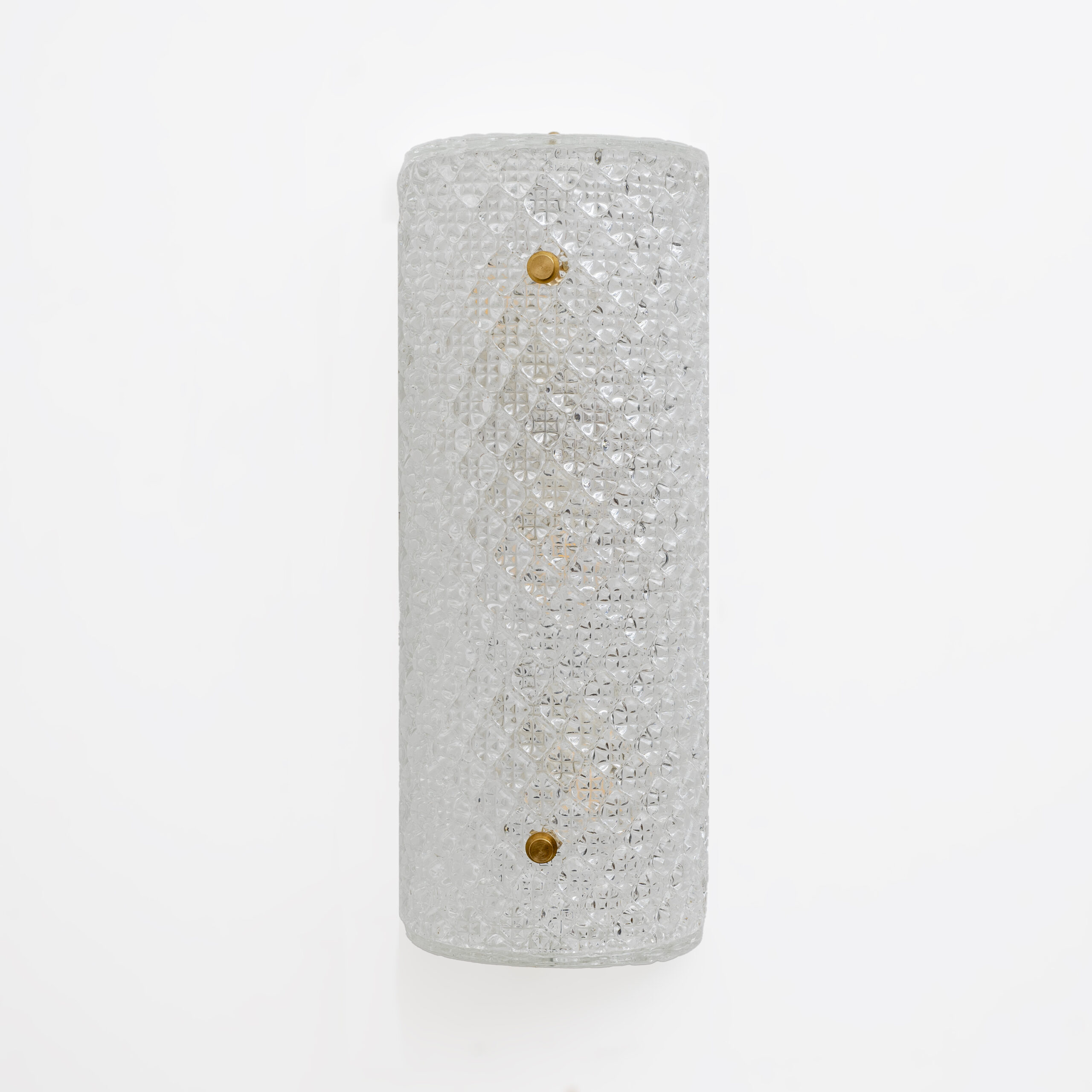 Pair of Modern Italian Murano Glass Textured Wall Sconces