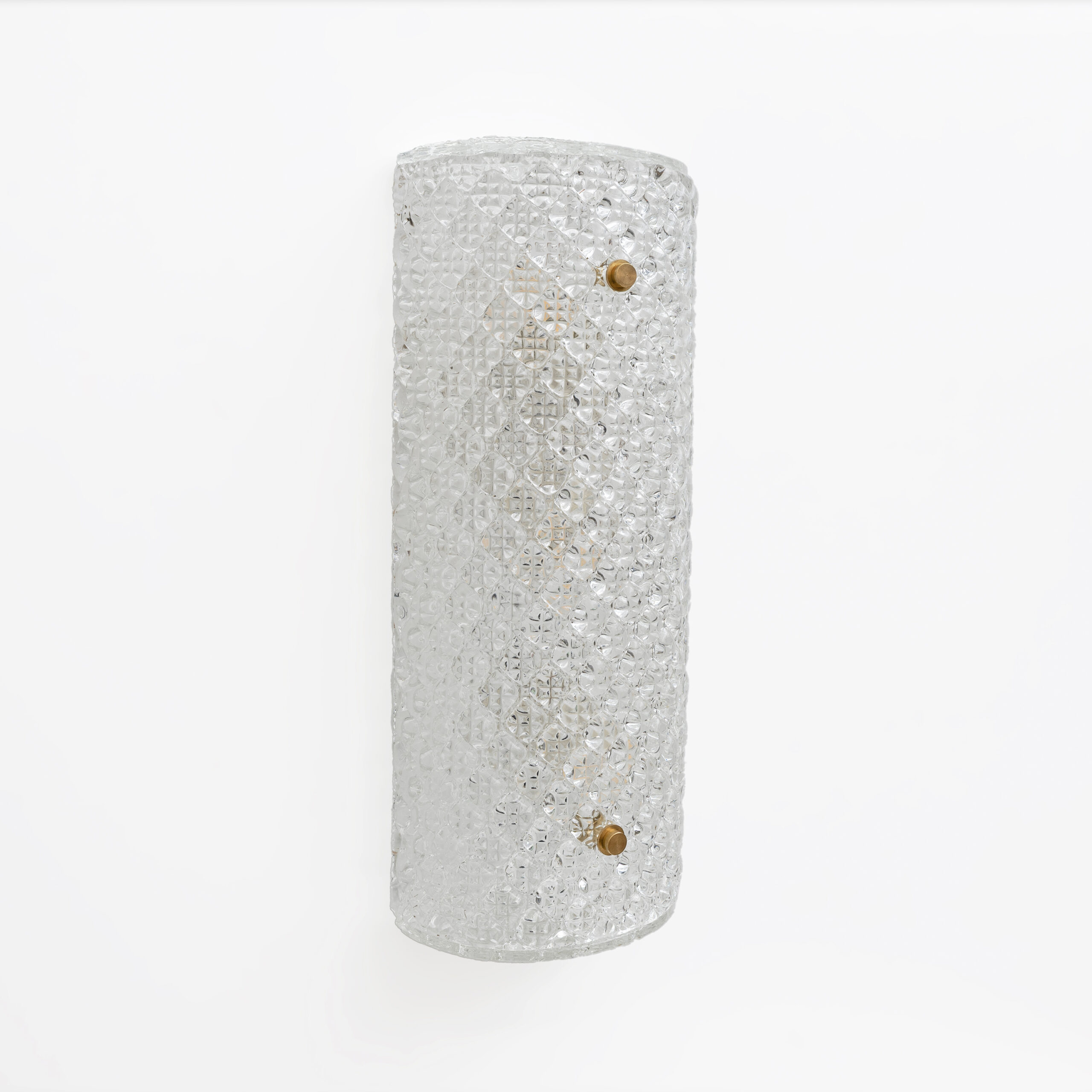 Pair of Modern Italian Murano Glass Textured Wall Sconces