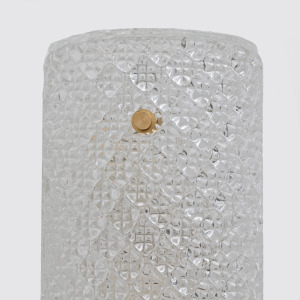 Pair of Modern Italian Murano Glass Textured Wall Sconces