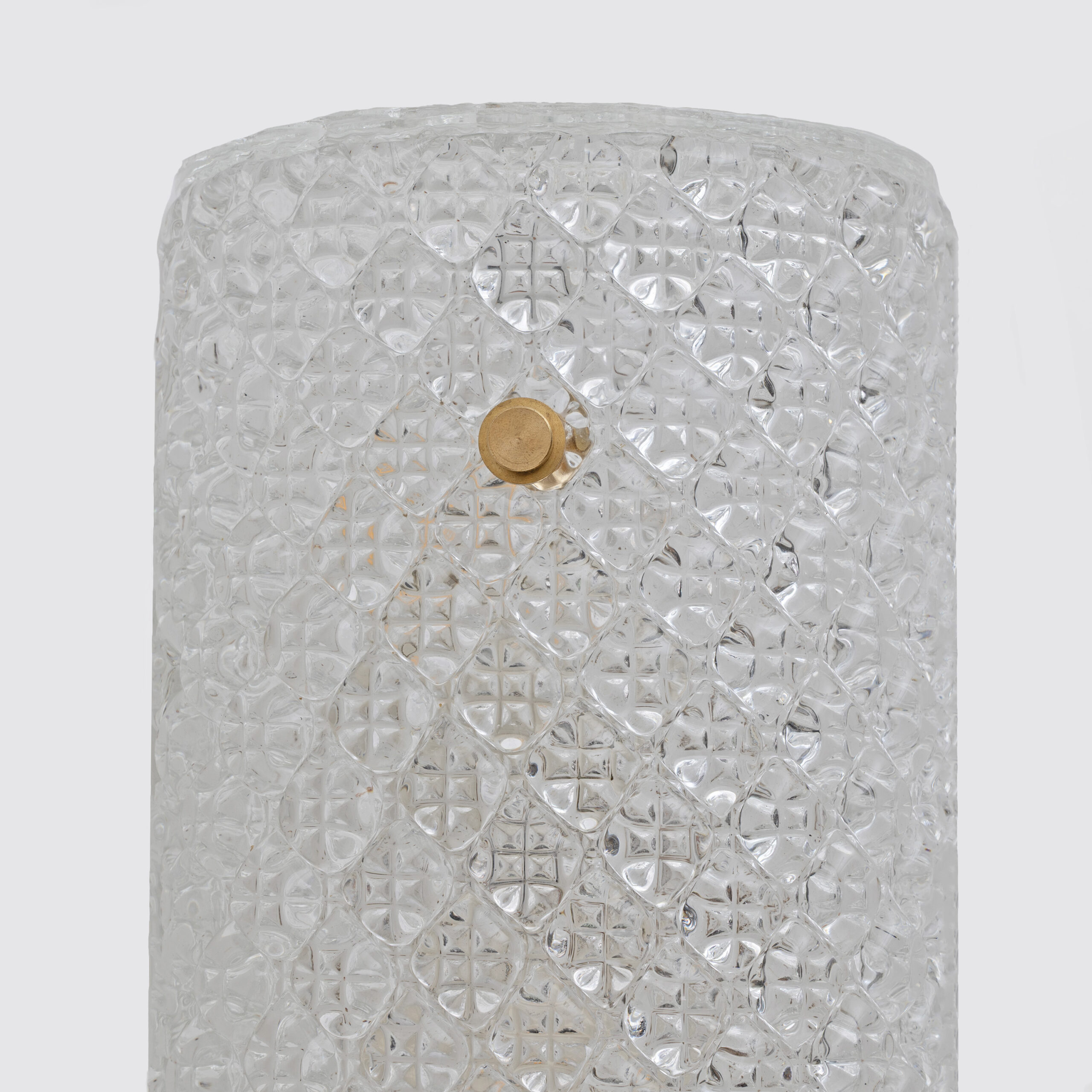 Pair of Modern Italian Murano Glass Textured Wall Sconces