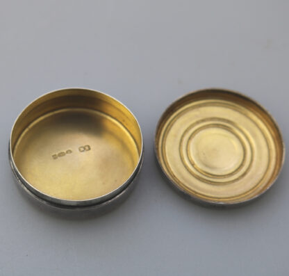 A very rare antique Asprey sterling solid silver and enamel Pill Box C.1909 - Image 7