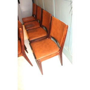 Scandinavian rosewood dining chairs