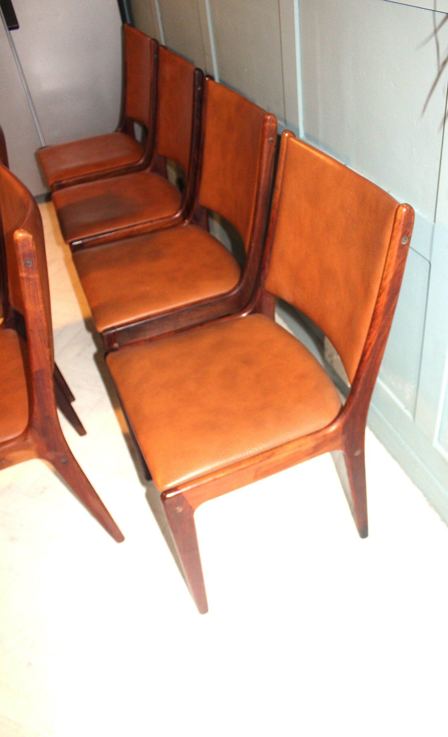 Scandinavian rosewood dining chairs