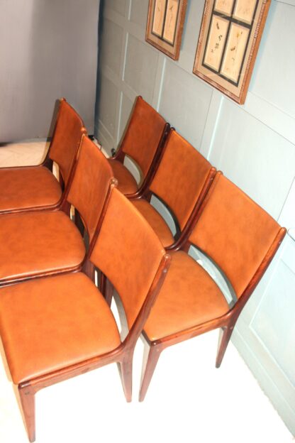 Scandinavian rosewood dining chairs - Image 9