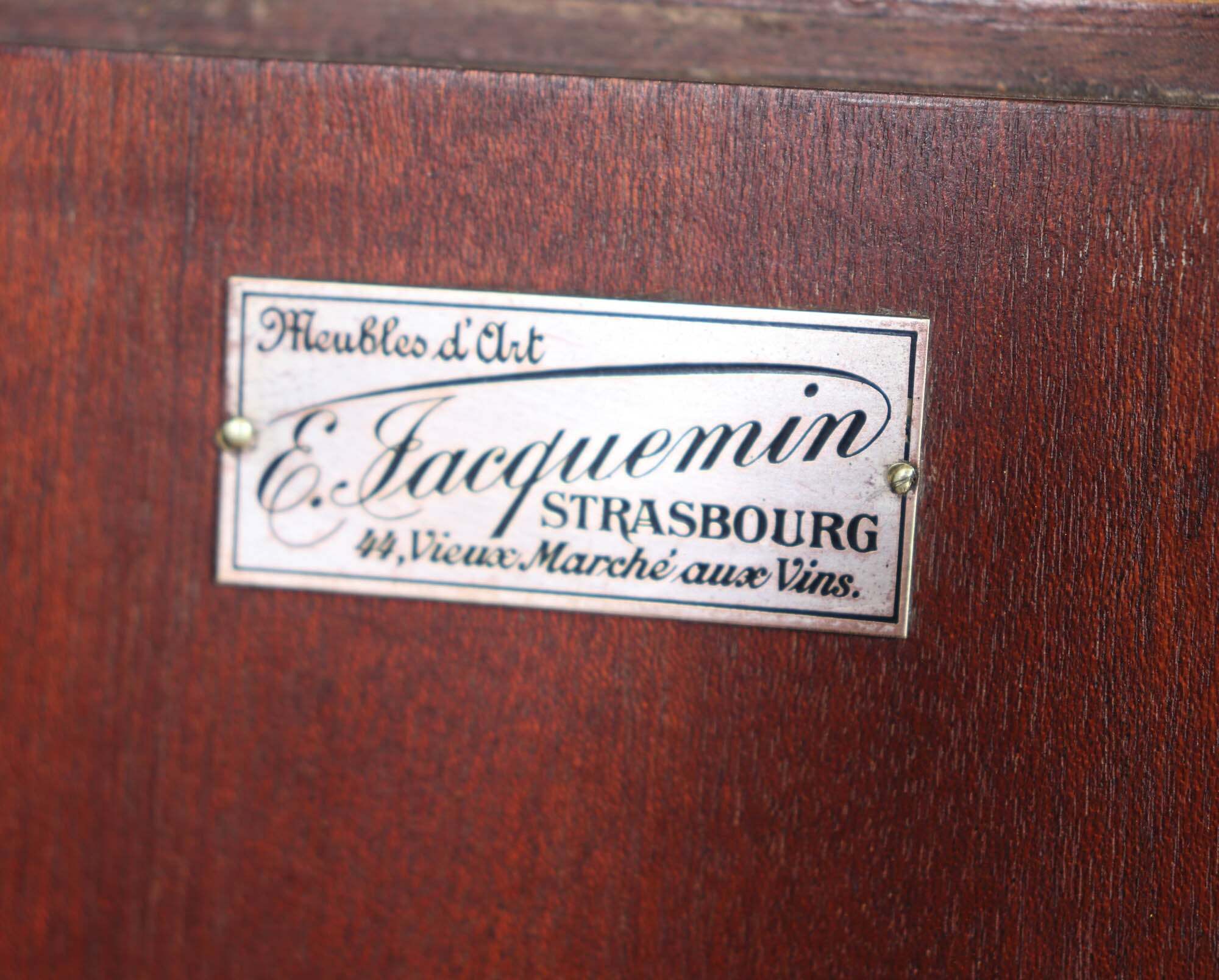 French Art Deco Cabinet By E Jacquemin