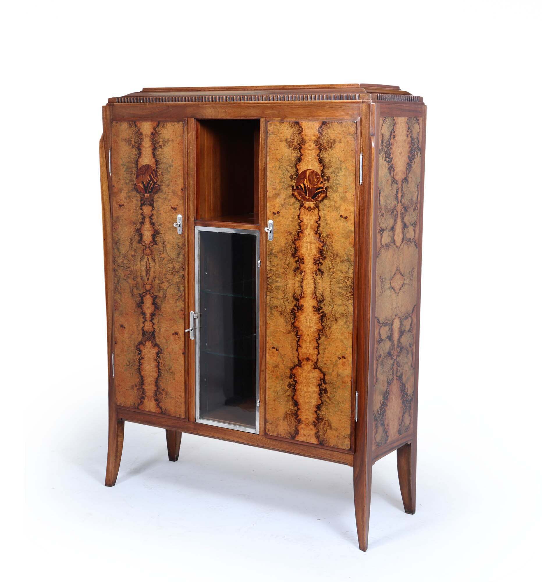 French Art Deco Cabinet By E Jacquemin