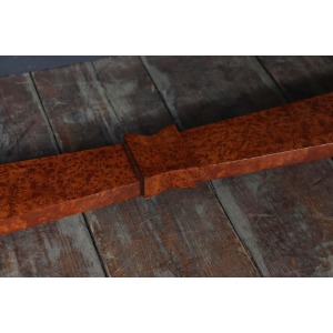 French Art Deco Writing Table In Burr Yew