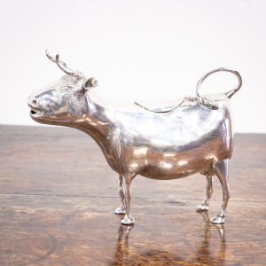Exceptional Victorian Silver Cow Creamer