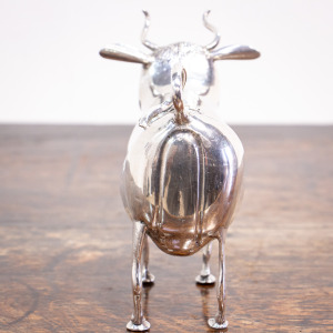 Exceptional Victorian Silver Cow Creamer