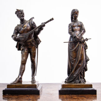 A Pair of Classical Bronze Figures