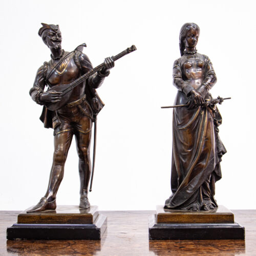 A Pair of Classical Bronze Figures