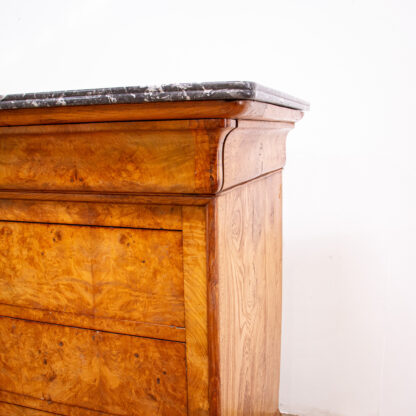French Louis Phillippe Figured Ash Commode - Image 8