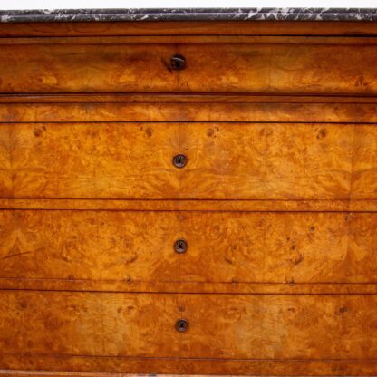 French Louis Phillippe Figured Ash Commode - Image 6