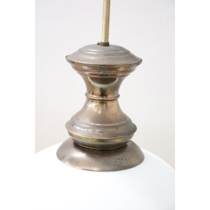Pendant Lamp in Brass and Glass, 1960s
