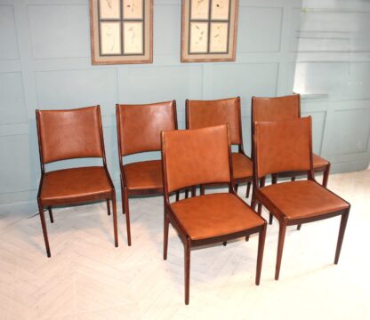 Scandinavian rosewood dining chairs