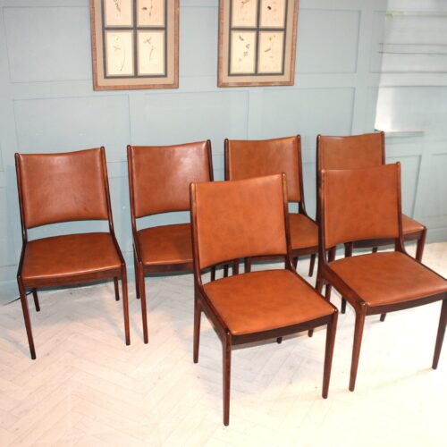 Scandinavian rosewood dining chairs