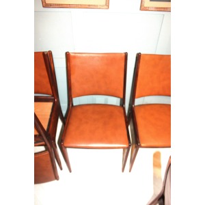 Scandinavian rosewood dining chairs