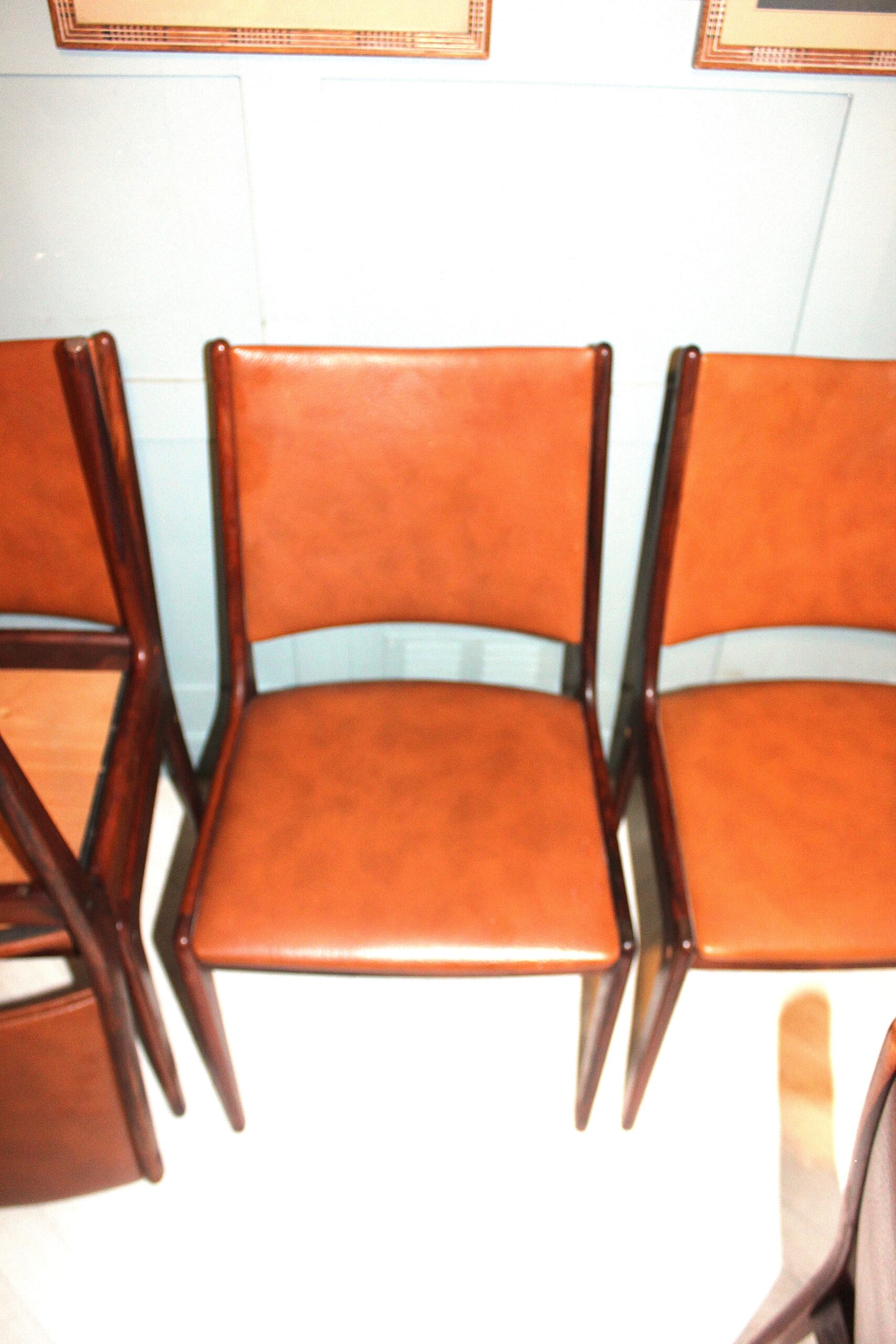 Scandinavian rosewood dining chairs