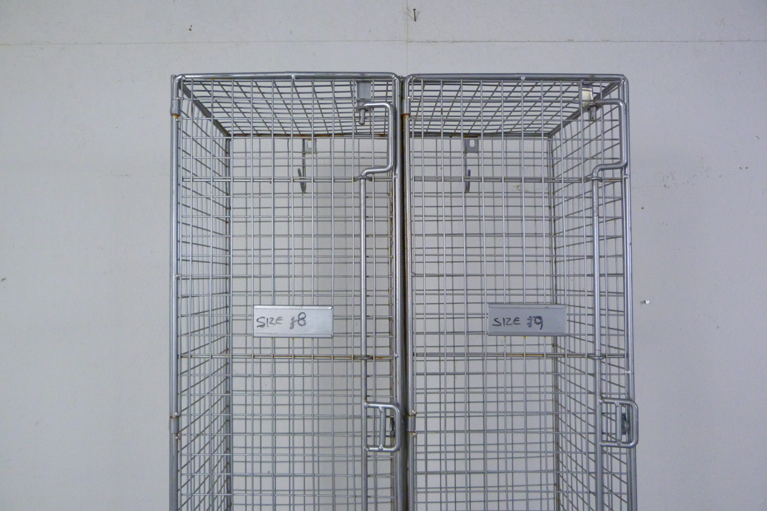 Vintage Metal Locker Shoe Yoga Storage